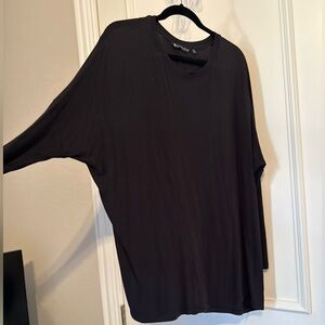 Athleta oversized assymetrical dolman sleeve tunic.